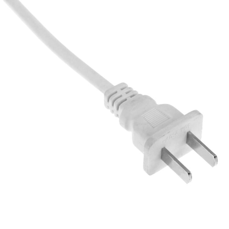 US Plug LED Strip AC Power Supply Adapter Cable, Length: 50cm(White)