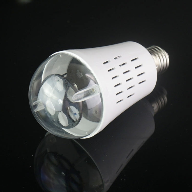 E27 4W Car Pattern RGB LED Light Bulb, AC 85-265V(White)