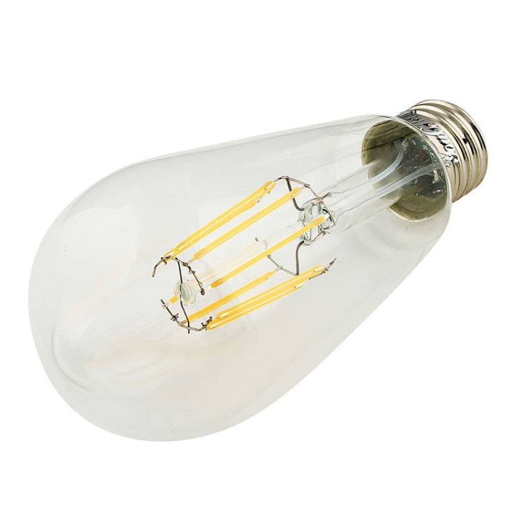 YouOKLight E27 8W 750LM 8 COB LED Warm White Edison LED Filament Light Globe Bulbs Lamp, AC 85-265V