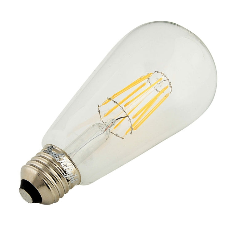 YouOKLight E27 8W 750LM 8 COB LED Warm White Edison LED Filament Light Globe Bulbs Lamp, AC 85-265V