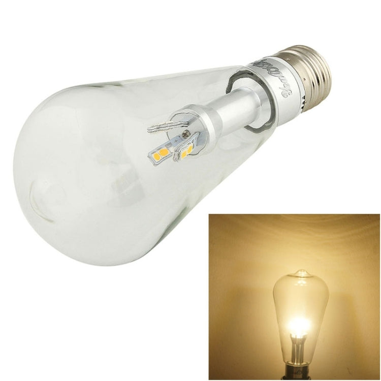 YouOKLight E27 6W 580LM 12 LED Warm White Edison LED Light Globe Bulbs Lamp, AC 85-265V