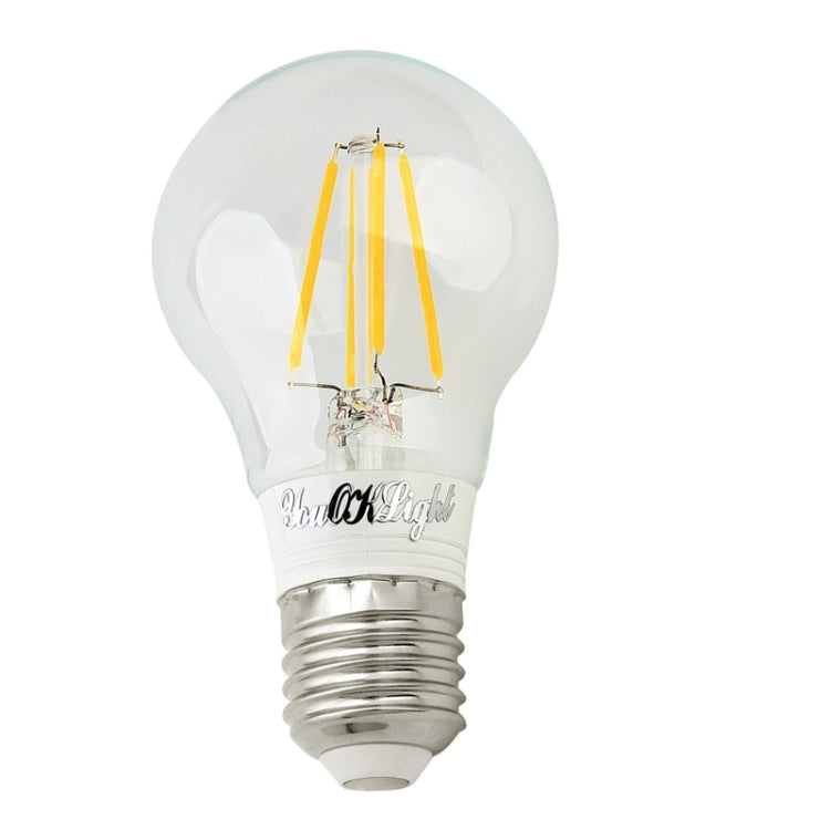 YouOKLight E27 4W 400LM 4 COB LED Warm White Edison LED Filament Light Globe Bulbs Lamp, AC 220-240V