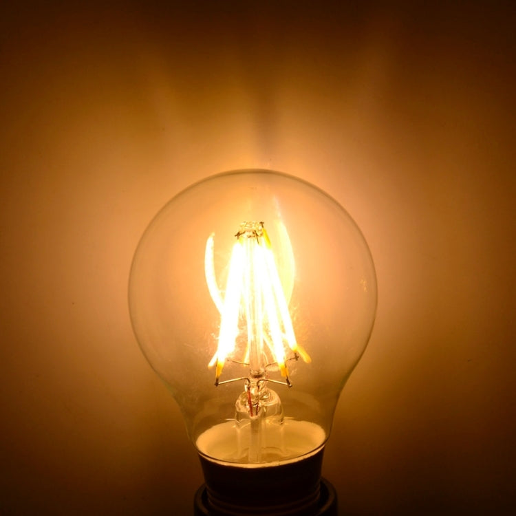 YouOKLight E27 4W 400LM 4 COB LED Warm White Edison LED Filament Light Globe Bulbs Lamp, AC 220-240V
