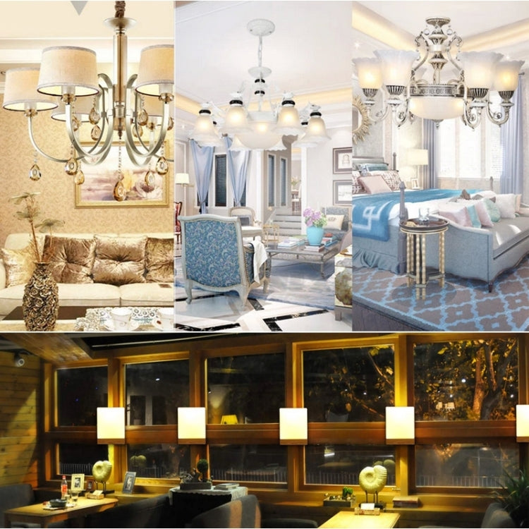 YouOKLight E14 2W 160LM White Light 2 COB LED Candle Bulbs Edison LED Filament Light Lamp, AC 85-265V