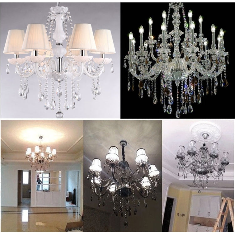 YouOKLight E14 4W 320LM White Light 4 COB LED Candle Bulbs Edison LED Filament Light Lamp, AC 85-265V