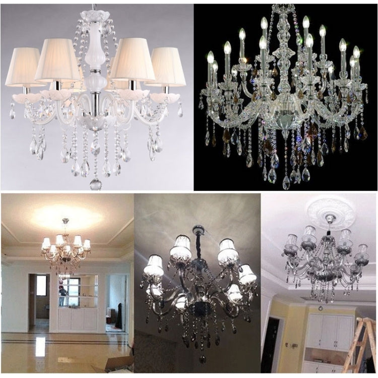 YouOKLight E14 4W 370LM Warm White Light 4 LED Candle Bulbs Edison LED Filament Light Lamp, AC 220-240V