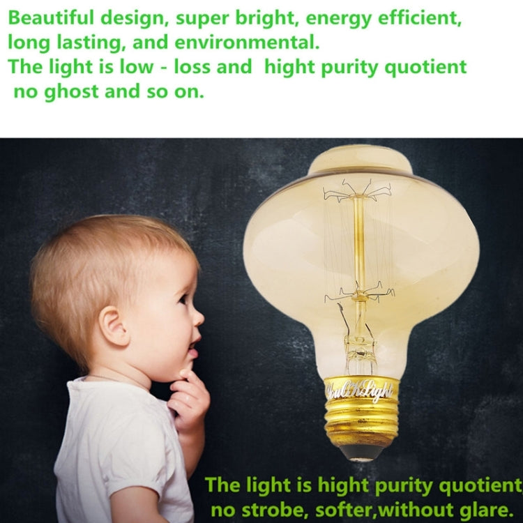 YouOKLight E27 40W 400LM 1 LED Warm White Incandescent Edison Tungsten Filament Light Bulbs Lamp, AC 220-240V