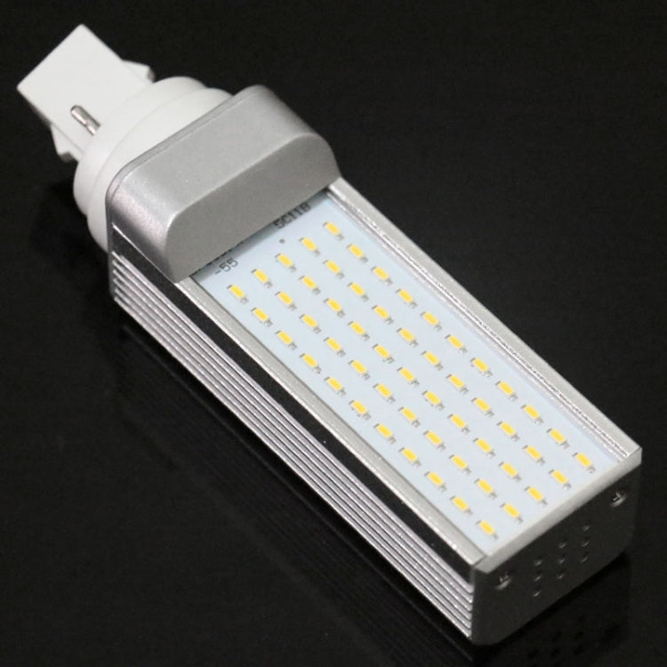 G24 6W 600LM LED Transverse Light Bulb, 55 LED SMD 3014, Warm White Light, AC 85-265V