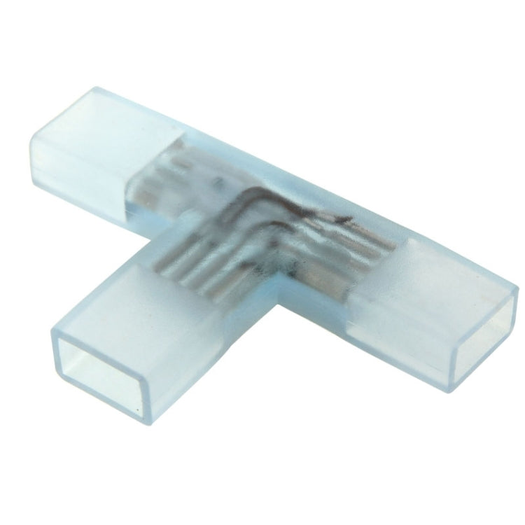 220V High Voltage 4 Pin SMD5050 RGB Strip T Type Middle Connector
