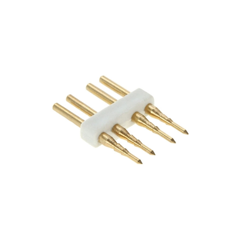 50 PCS 220V LED RGB Strip 4 Pin Needle Connector for LED 5050 RGB Flexible Strip