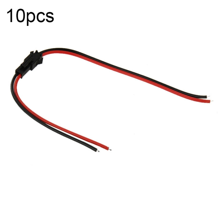 LED Strip 2 Pin Connector Cable Male Female Connect Wire for Led Lamp Driver, Length: 10cm + 13cm