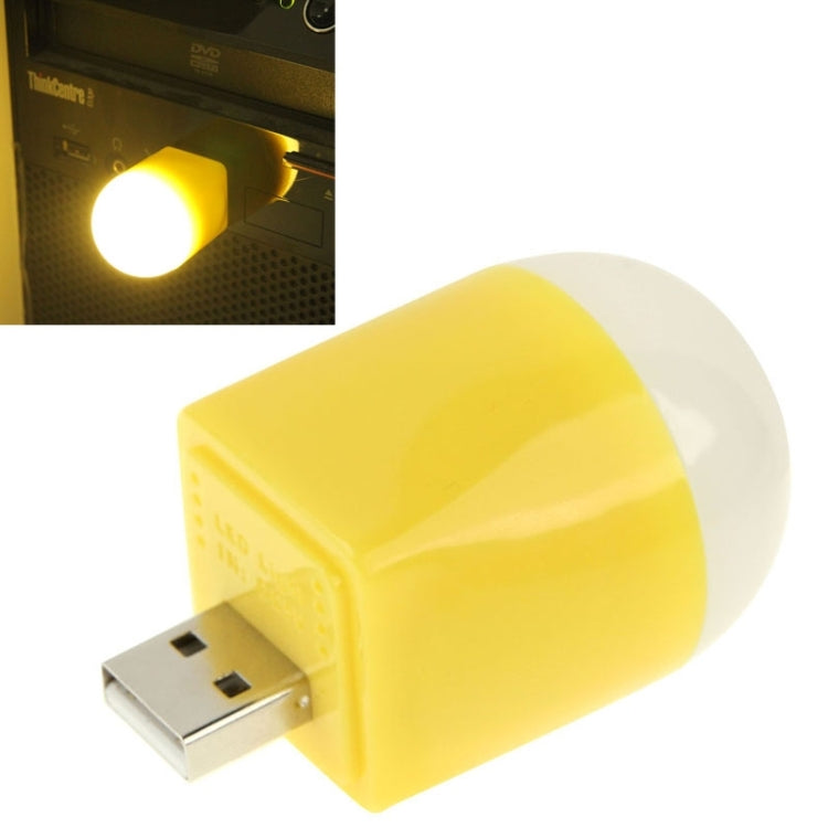 M2 1.5W USB LED Light Bulb, 3000-3200K Warm White Light, USB Connector