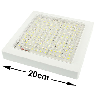 29W Ceiling Lights Panel, 144 LED 5050 SMD, White Light, DC 12V, Size: 20 x 20 x 4.2cm