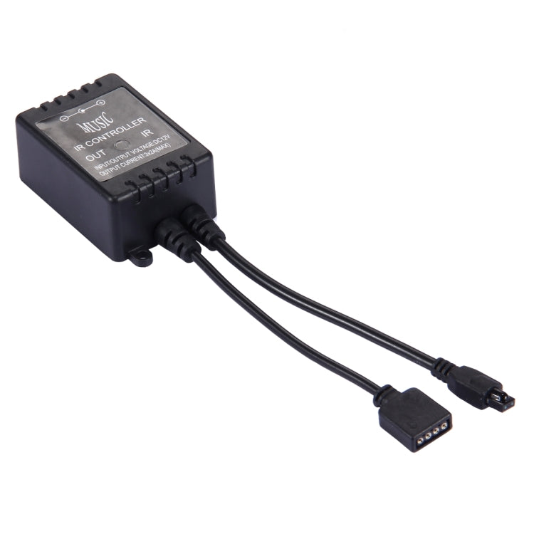 DC 12-24V Mini 20 Keys Music LED Controller IR Remote Control for 3528 5050 LED Light Strip