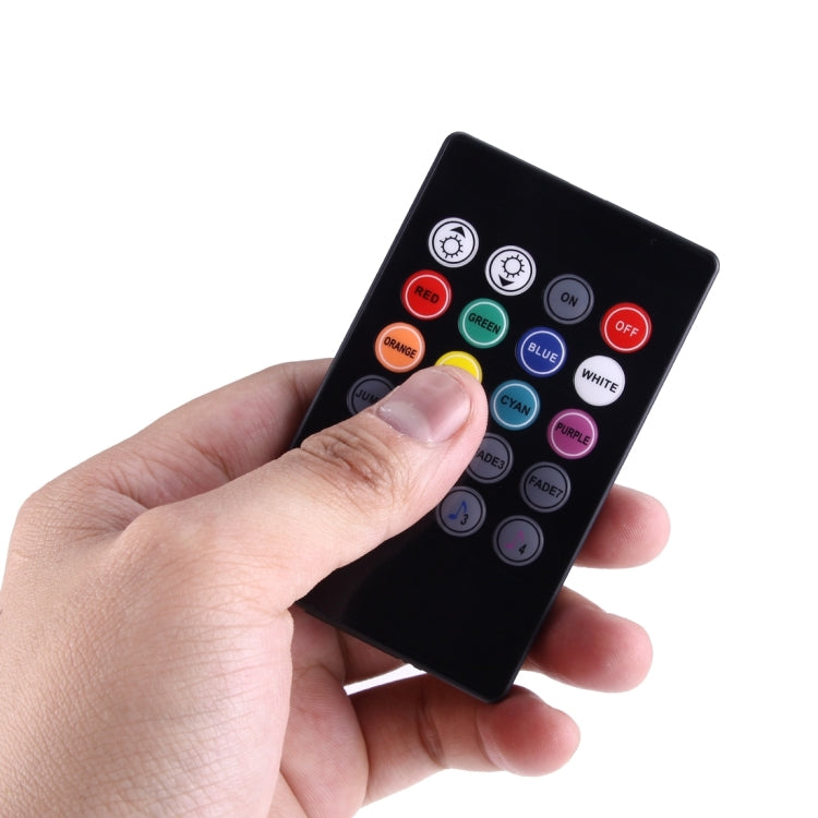 DC 12-24V Mini 20 Keys Music LED Controller IR Remote Control for 3528 5050 LED Light Strip