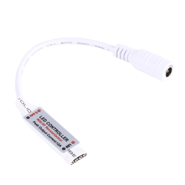 DC 5V-24V Mini 17 Keys RGB LED Controller with RF Wireless Remote Control for RGB LED Light Strip