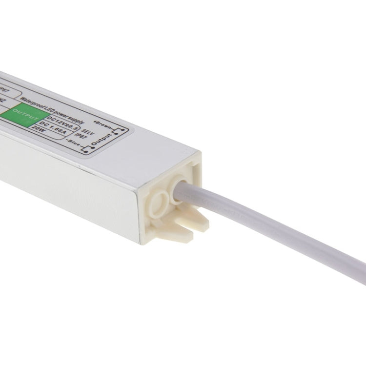 12V 20W IP67 Waterproof Electronic LED Driver