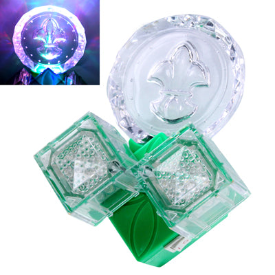 EU Plug Colorful / White LED Crystal Wall Lamp with Switch, AC 85-265V