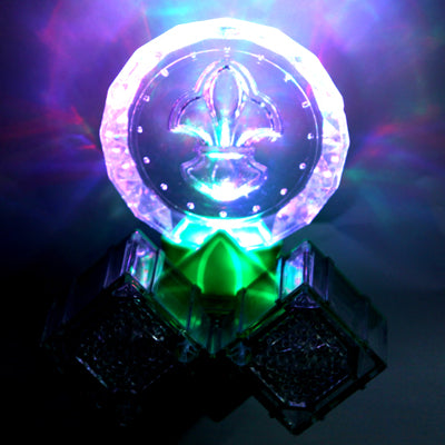 EU Plug Colorful / White LED Crystal Wall Lamp with Switch, AC 85-265V