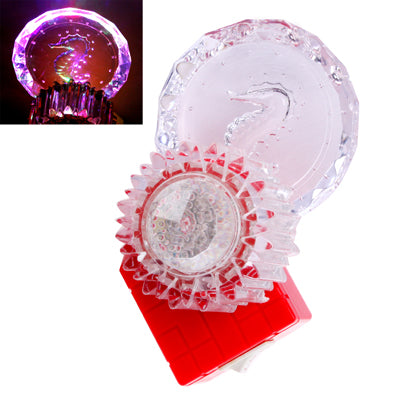 EU Plug Colorful / White LED Crystal Wall Lamp with Switch, AC 85-265V