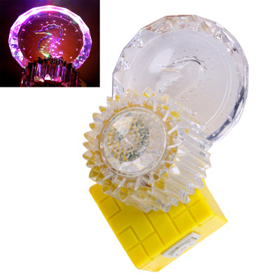 EU Plug Colorful / White LED Crystal Wall Lamp with Switch, AC 85-265V