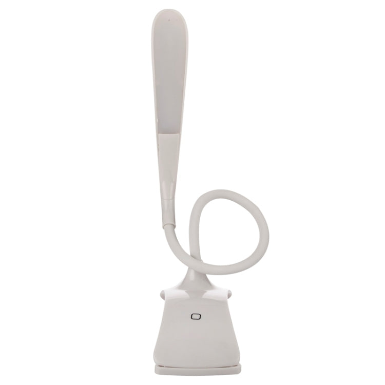 Flexible and Efficient Mini LED Touch Cilp Light Clamp Desk Lamp, White Light