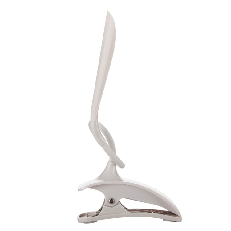 Flexible and Efficient Mini LED Touch Cilp Light Clamp Desk Lamp, White Light