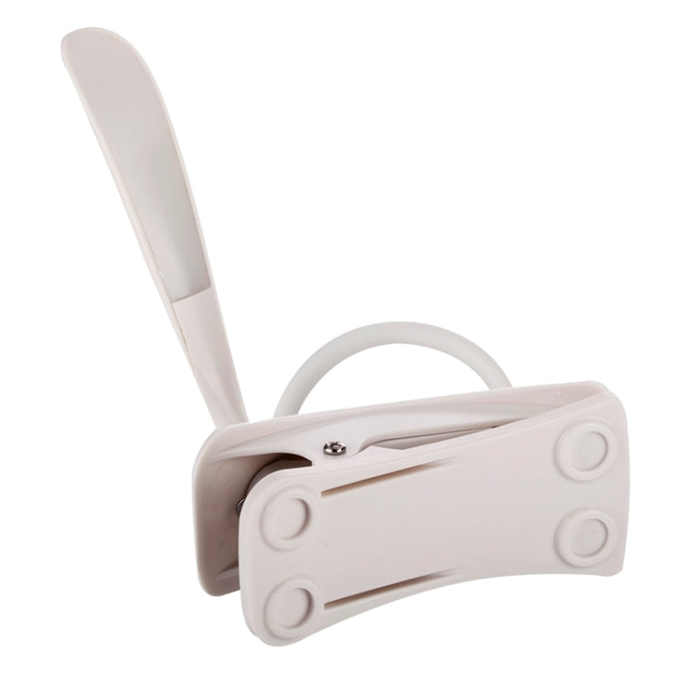 Flexible and Efficient Mini LED Touch Cilp Light Clamp Desk Lamp, White Light