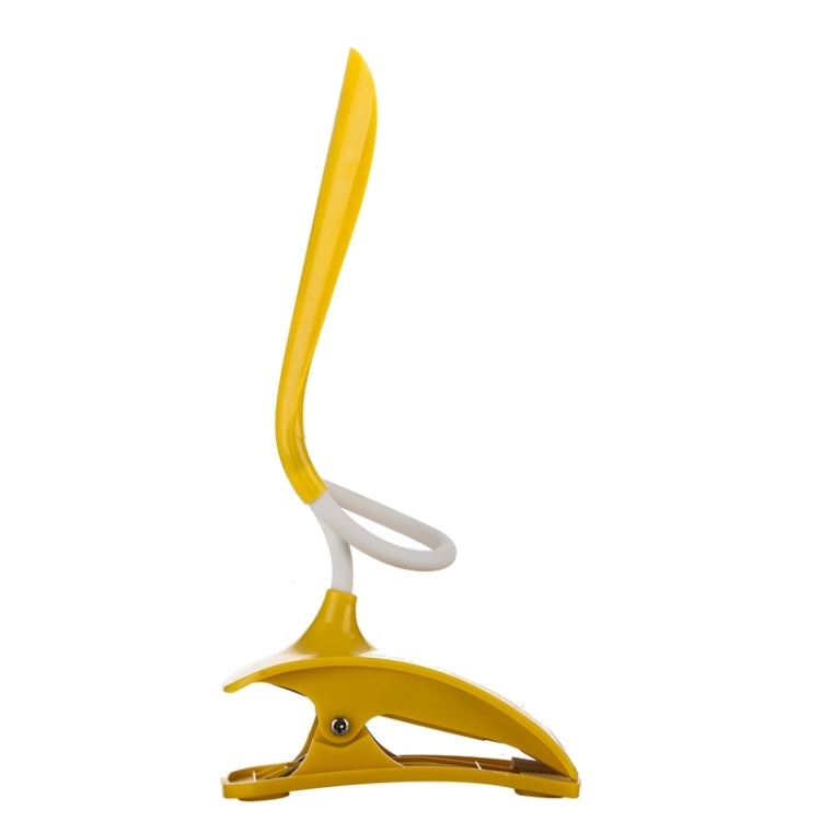 Flexible and Efficient Mini LED Touch Cilp Light Clamp Desk Lamp, White Light