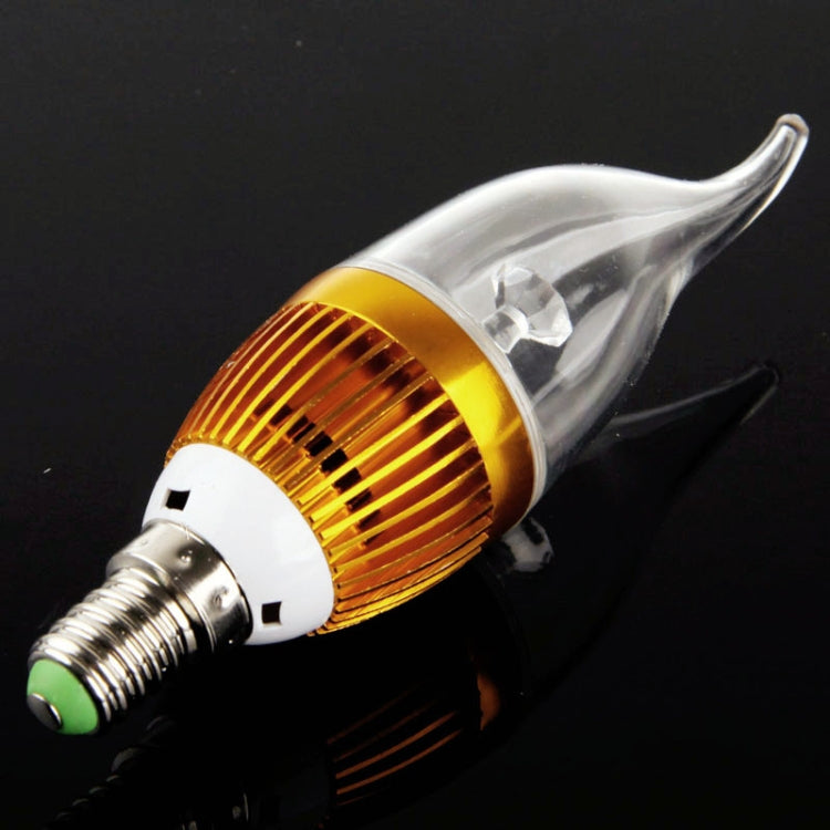 E14 3W  LED Candle Light Bulb, 360LM, 6500K White Light, AC 220V