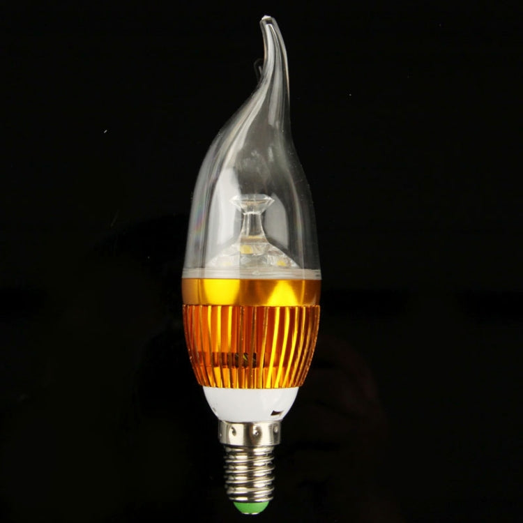 E14 3W  LED Candle Light Bulb, 360LM, 6500K White Light, AC 220V