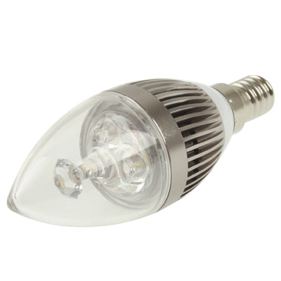 E14 3W Light Bulb, 3 LED, 3000-3500K Warm White Light, AC 220V