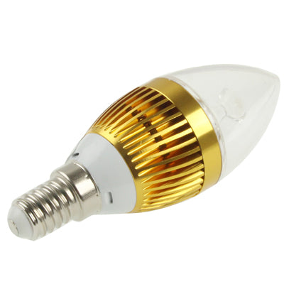 E14 3W Light Bulb, 3 LED, 6000-6500K Day White Light, AC 220V