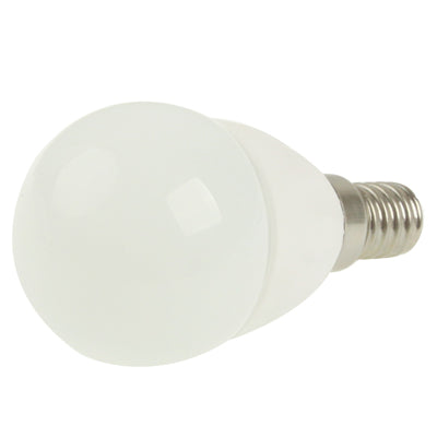 E14 1.5W Ball Steep Light Bulb, 3 LED, 135LM, 6000-6500K Day White Light, AC 220V
