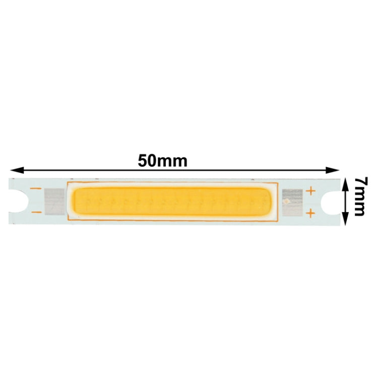 LED Light Lamp Bead, DC 9V-11V / 500mA, Length: 50mm