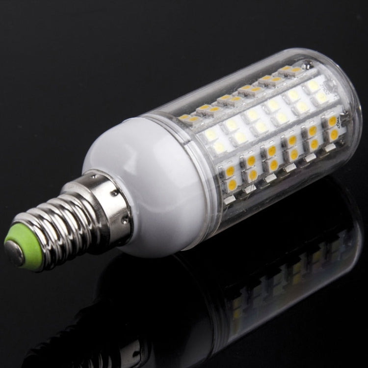 E14 8.0W 660LM LED Corn Light Lamp Bulb, 108 LED SMD 3528, Warm White Light, AC 220V