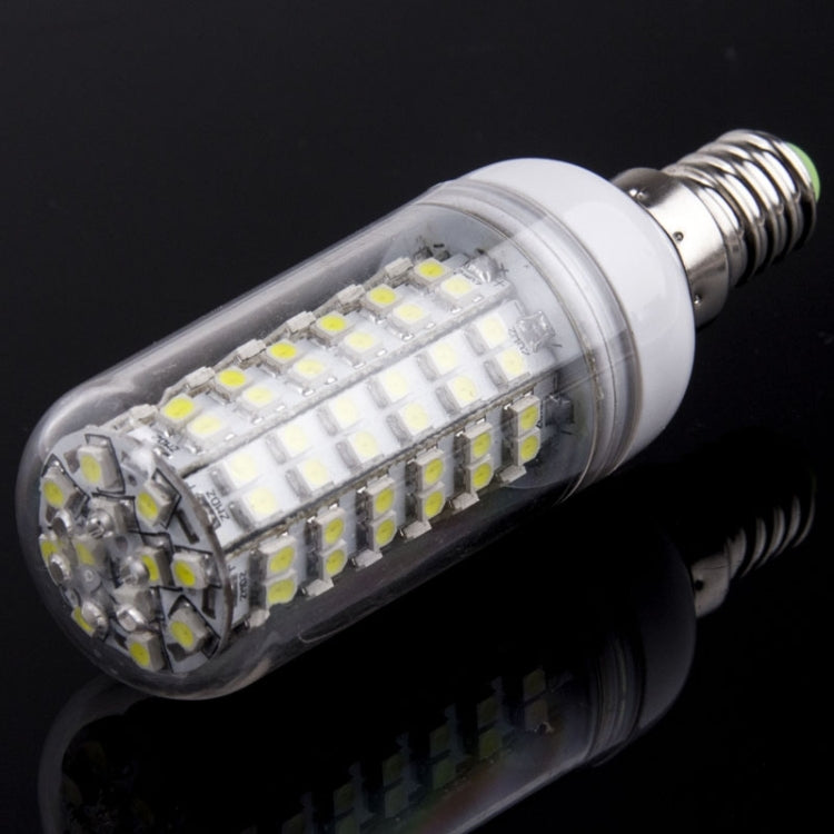 E14 8.0W 660LM LED Corn Light Lamp Bulb, 108 LED SMD 3528, Warm White Light, AC 220V