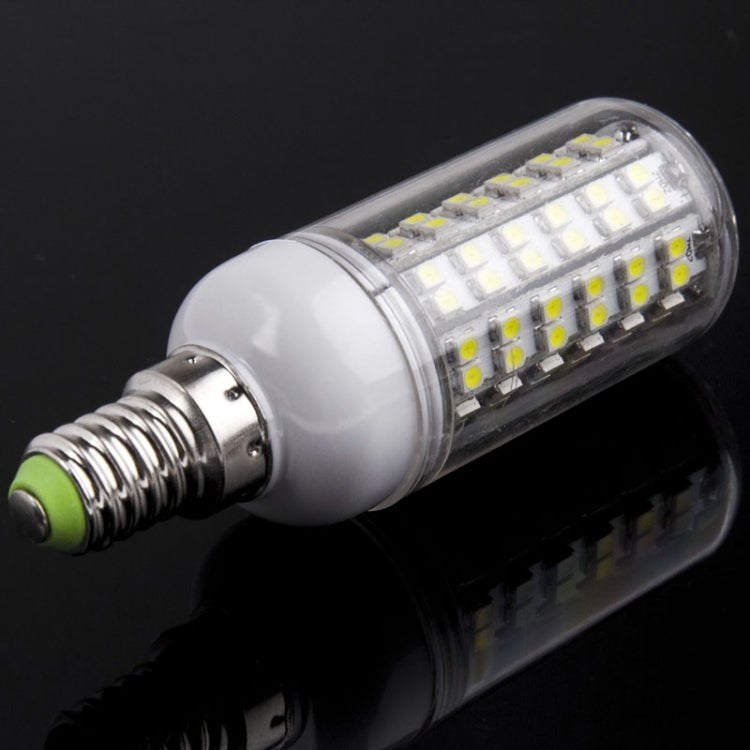 E14 8.0W 660LM LED Corn Light Lamp Bulb, 108 LED SMD 3528, Warm White Light, AC 220V