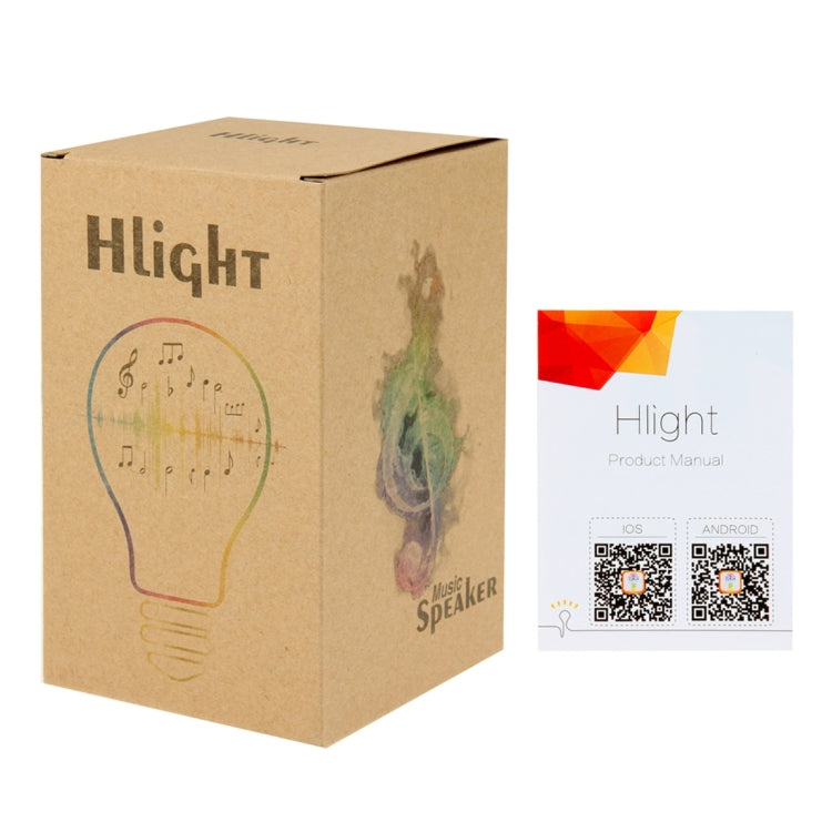 H40 5W Bluetooth Speaker Smart Music Player E26/E27 Bulb RGB LED Light Lamp for Android / iOS Smartphones