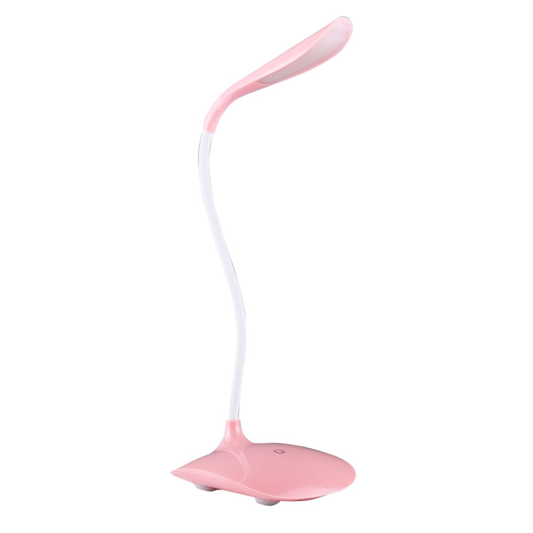 White Light Mini LED Touch Desk Lamp, Flexible and Efficient(Pink)