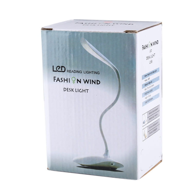 White Light Mini LED Touch Desk Lamp, Flexible and Efficient(Pink)
