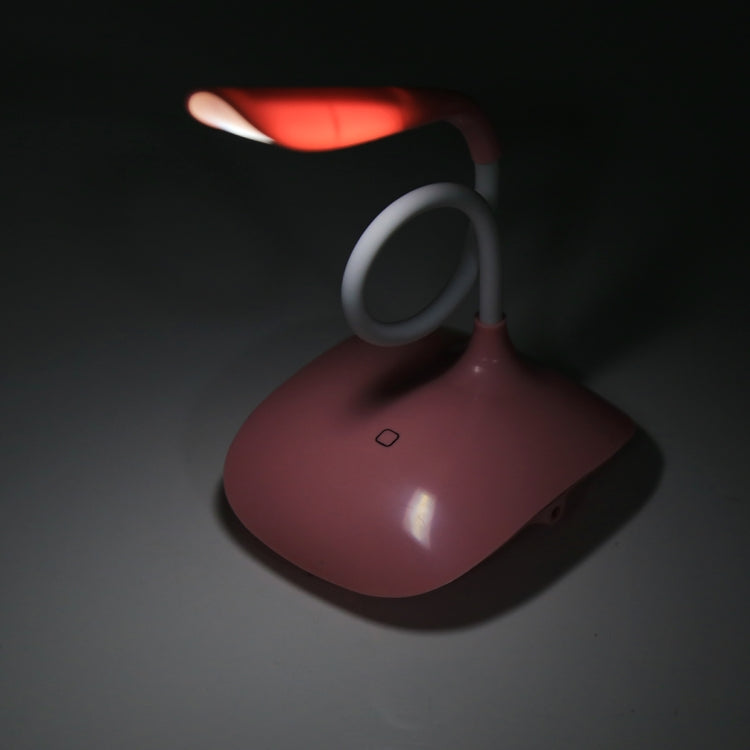 White Light Mini LED Touch Desk Lamp, Flexible and Efficient(Pink)