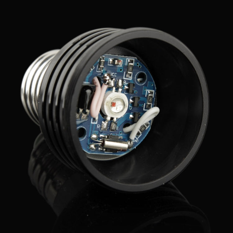 E27 5W RGB LED Spotlight Bulb with 24-Key Remote Controller (AC 85-265V)