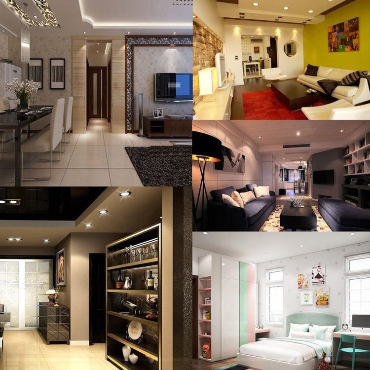 12W 17cm Round Panel Light Lamp with LED Driver, 60 LED SMD 2835, Luminous Flux: 860LM, AC 85-265V, Cutout Size: 15.3cm