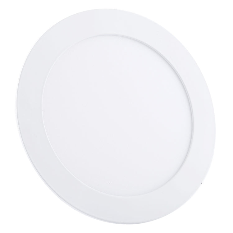 12W 17cm Round Panel Light Lamp with LED Driver, 60 LED SMD 2835, Luminous Flux: 860LM, AC 85-265V, Cutout Size: 15.3cm