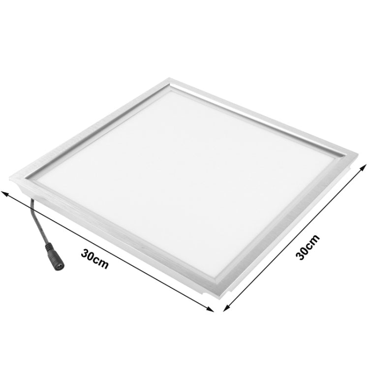 16W White LED Square Panel Light, Luminous Flux: 1280lm, Size: 30cm x 30cm x 1.2cm