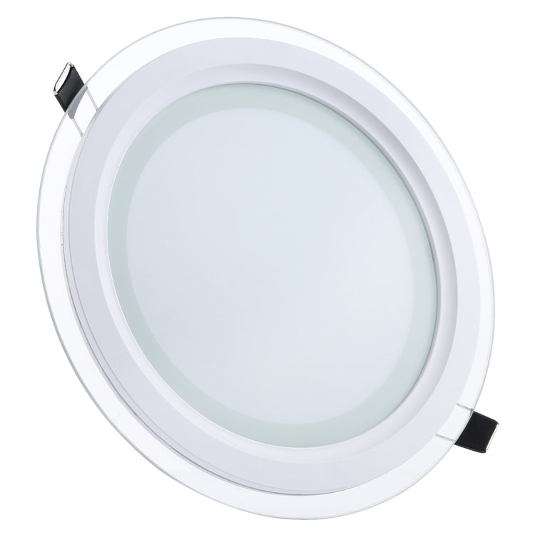 AC 85-265V 18W 1480LM 20cm Round Glass Panel Light Lamp with LED Driver, Cutout Size: 16.5cm