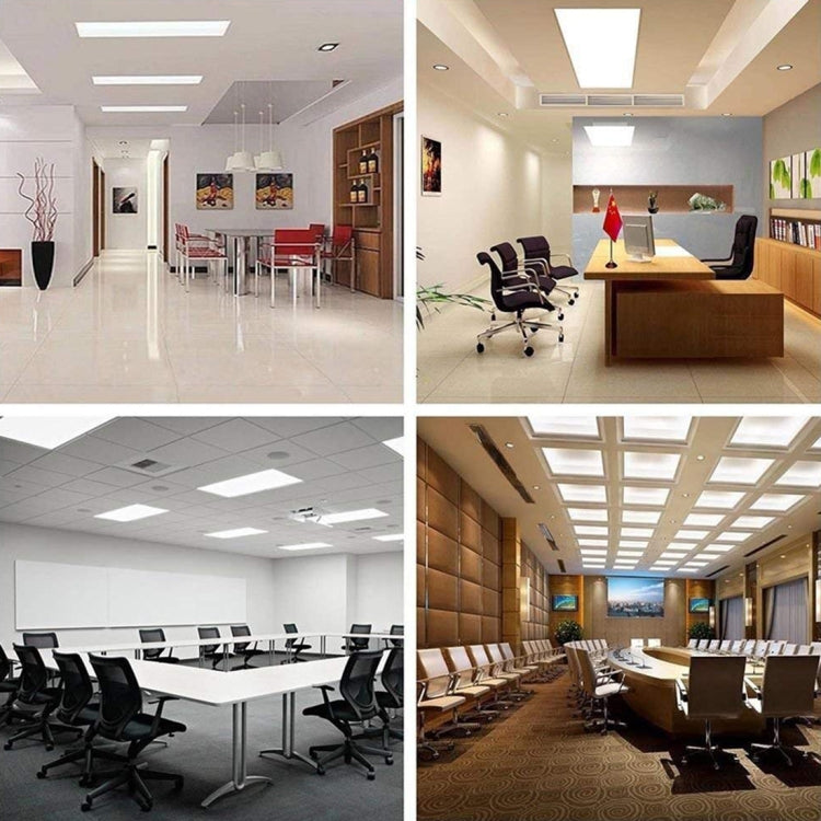 6W Light 10cm Square Glass Panel Light Lamp with LED Driver, Luminous Flux: 480LM, AC 85-265V, Cutout Size: 7.5cm