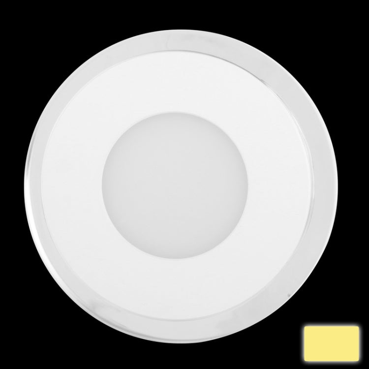 10W Warm White LED Round Panel Light, Luminous Flux: 740lm, Diameter: 13cm