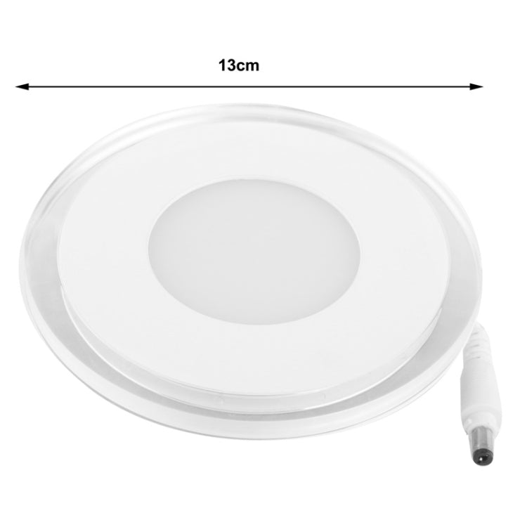 10W Warm White LED Round Panel Light, Luminous Flux: 740lm, Diameter: 13cm